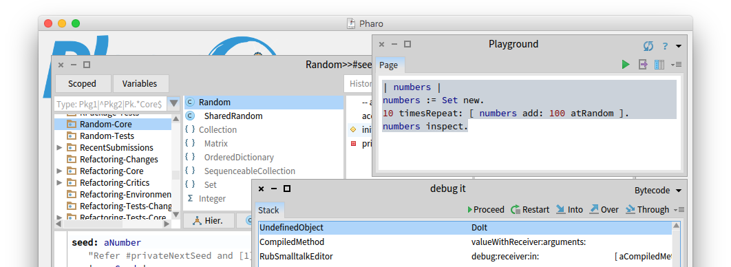 Screenshot of Pharo